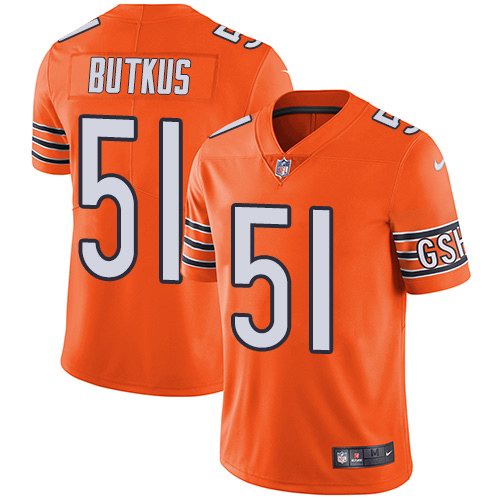 Nike Men & Women & Youth Bears 51 Dick Butkus Orange NFL Vapor Untouchable Limited Jersey,We sell and wholesale Nike Men & Women & Youth Bears 51 Dick Butkus Orange NFL Vapor Untouchable Limited Jersey on line form chian!